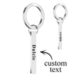 Custom Music Code Bar Music Code Keychain - gift for anyone - Personalized Keychain