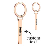Custom Music Code Bar Music Code Keychain - gift for anyone - Personalized Keychain