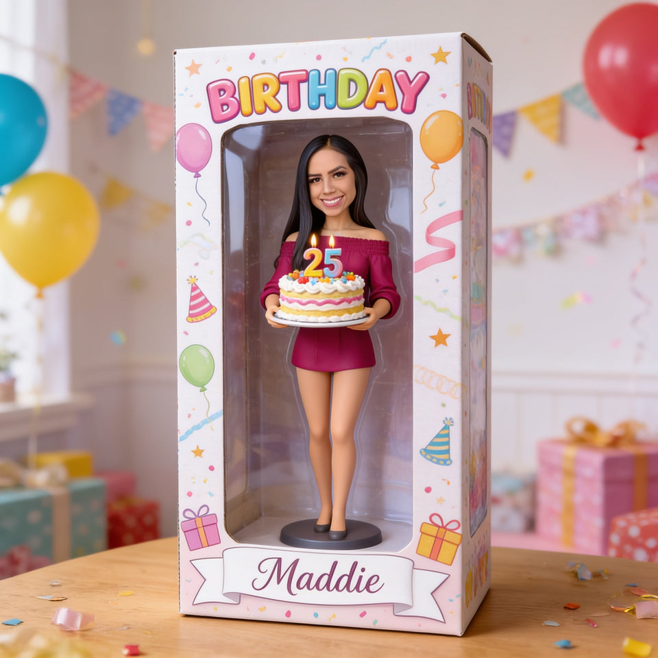Personalized Latina Woman Milestone Birthday Shaped Acrylic Plaque - Custom Birthday Gift for Wife, Girlfriend, Daughter