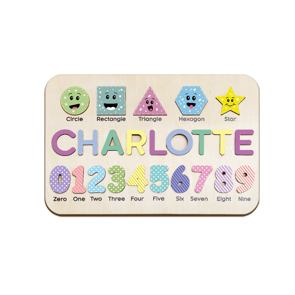Baby Name Toy - Personalized Kid Name Puzzle