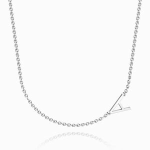 One Letter - Personalized S925 Silver/14k Gold Letter Necklace