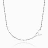 One Letter - Personalized S925 Silver/14k Gold Letter Necklace