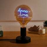 Any Name Light Bulbs - Personalized Any Name Light Bulbs Lamp