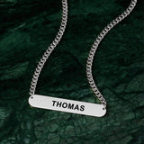 Any Name/ Text/... - Personalized Bar Necklace