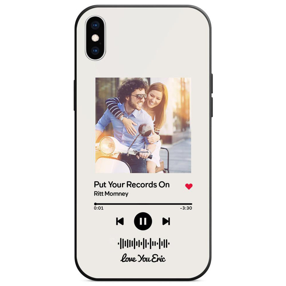 Music Code Song Photo Custom - Personalized Music Code Phone Case