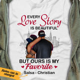 Every Love Story Is Beautiful - Personalized Couple T-shirt & Hoodie 0124