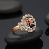 Any Photo - Personalized Zircon Photo Ring