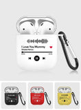 Custom Music Code - gift for anyone - Personalized Airpods 2 Case Cover