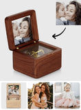 Custom Photo Wooden Music Box - gift for anyone - Personalized Music Box