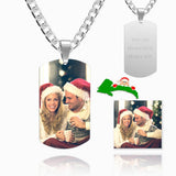 Any Photo - Personalized Military Dog Tags Necklace