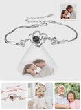 Personalized Heart-shaped Love Projection Charm