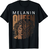 Melanin Queen African American T-shirt & Hoodie 0224