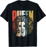 Proud Queen African American T-shirt & Hoodie 0224