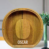 Custom Initial And Name - Personalized Letter And Name Tung Wooden Piggy Bank