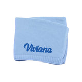 Name Embroidered - Personalized Newborn Embroidered Baby Blanket