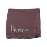 Name Embroidered - Personalized Newborn Embroidered Baby Blanket