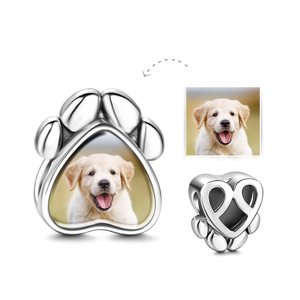 Any Photo - Personalized Dog 925 Sterling Silver Photo Charm