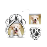 Any Photo - Personalized Dog 925 Sterling Silver Photo Charm