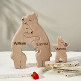 Bear Family - Personalized Family Wooden Puzzle