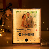 Any Photo Music Code - Personalized Husband And Wife Music Code Lamp