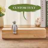 Engraved Name - Personalized Family Metal Sculpture Figurines