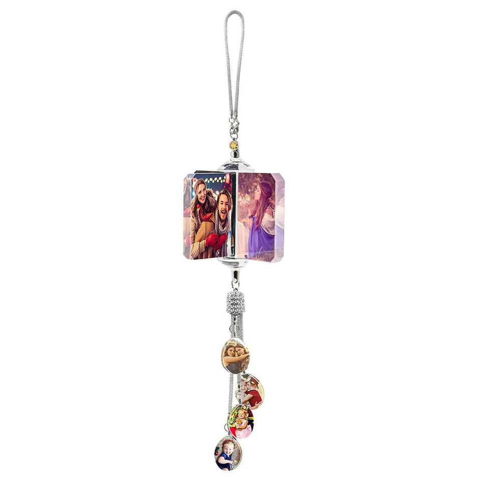 Any Photo - Personalized Couple Any Photo Car Ornament