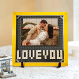 I Love You - Personalized Couple Photo Building Block Puzzle
