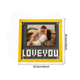 I Love You - Personalized Couple Photo Building Block Puzzle