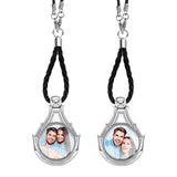 Drive Safe - Personalized Couple Photo Air Freshener Perfume Box Pendant