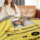 Song Code - Personalized Couple Heating Blanket with 3 Time Settings
