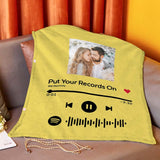 Song Code - Personalized Couple Heating Blanket with 3 Time Settings