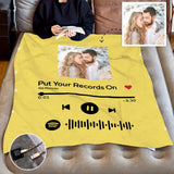 Song Code - Personalized Couple Heating Blanket with 3 Time Settings