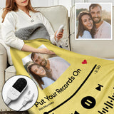 Song Code - Personalized Couple Heating Blanket with 3 Time Settings