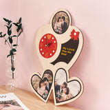 Any Photos - Personalized Couple Photo Clock