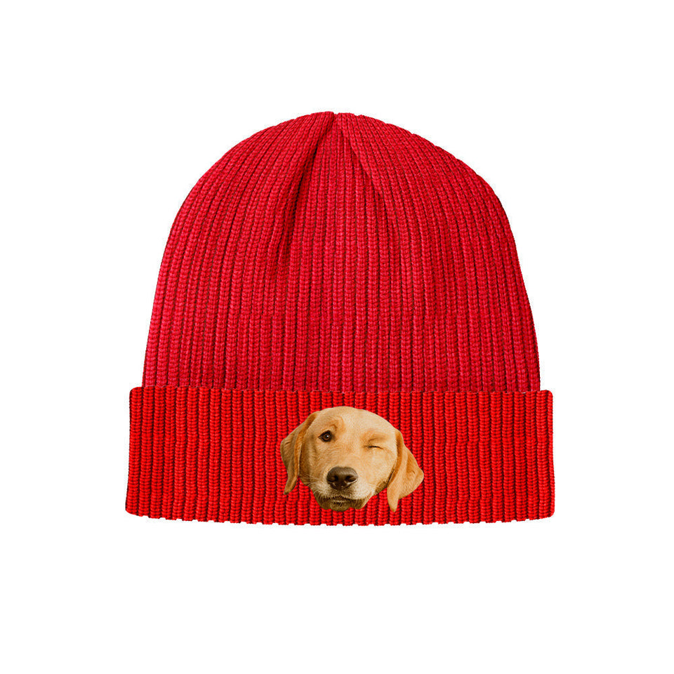 Custom Face Knitted Hat - Personalized Hat
