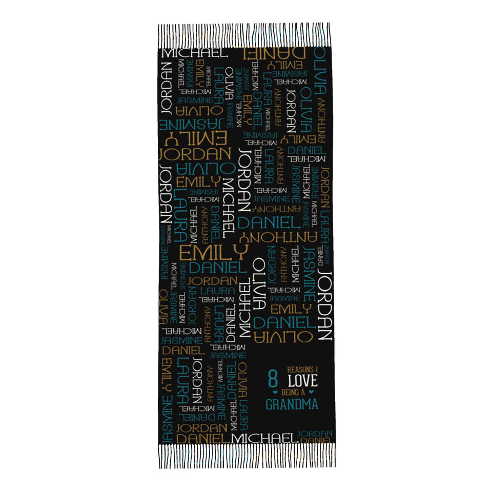 Custom Name Scarf