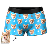 Custom Dog Face Boxers - Personalized Dog Men's boxer briefs