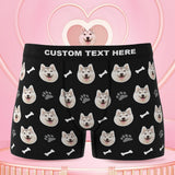Custom Dog Face Boxers - Personalized Dog Men's boxer briefs