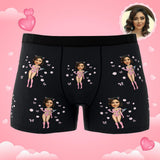 Custom Wife Or Girlfriend Face Boxers AR View - Personalized Couple Men's boxer briefs