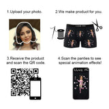 Custom Wife Or Girlfriend Face Boxers AR View - Personalized Couple Men's boxer briefs