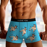 Custom Wife Or Girlfriend Face Boxers AR View - Personalized Couple Men's boxer briefs