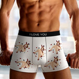 Custom Wife Or Girlfriend Face Boxers AR View - Personalized Couple Men's boxer briefs