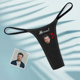 Custom Face All Mine Women's Tanga - Personalized Couple Tanga