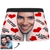 Custom Wife Or Girlfriend Face Boxers - Personalized Couple Men's boxer briefs