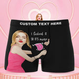 Custom Wife Or Girlfriend Face Boxers - Personalized Couple Men's boxer briefs