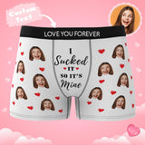 Custom Wife Or Girlfriend Face Boxers AR View - Personalized Couple Men's boxer briefs
