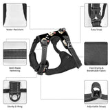Personalized Dog Photo Bone Pattern Style Dog Harness