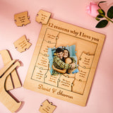 Reasons I Love You - Personalized Couple Photo Puzzle