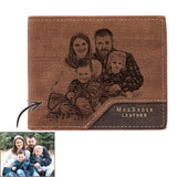 Any Photo - Personalized Photo Wallet Bronzing Simplicity