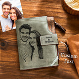 Any Photo - Personalized Photo Engraved Retro Wallet